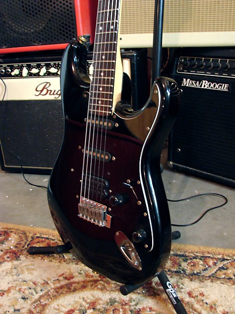レア　Fender Japan STM-60 Rare MIJ Fender Japan Stratocaster STM-60R 1980s Black w