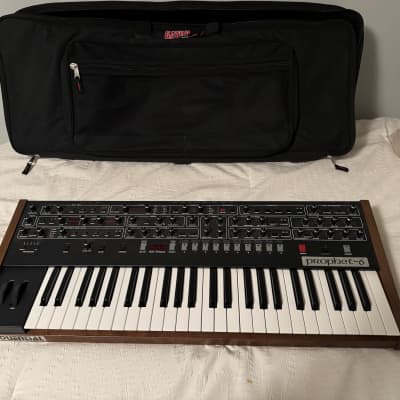 Sequential Prophet-6 49-Key 6-Voice Polyphonic Synthesizer 2018 - 2020 - Black with Wood Sides