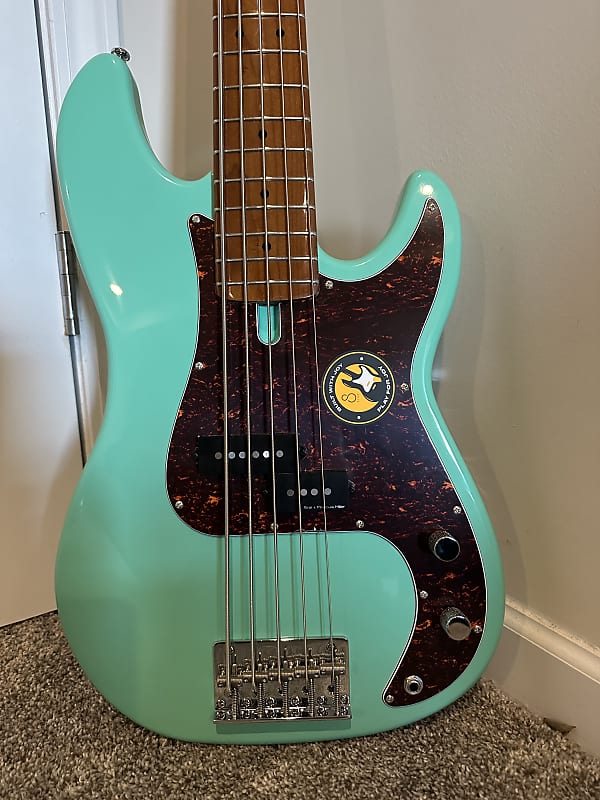 Sire P5 5 String Bass (like new) with Levy’s gig bag Reverb