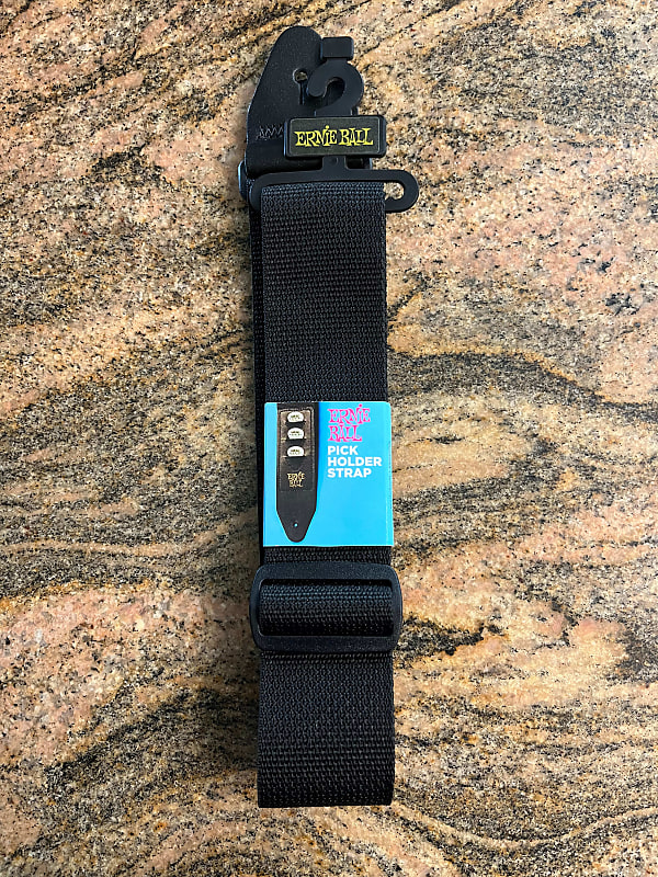Ernie Ball Pick Holder Guitar Strap Reverb