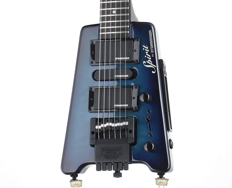 Steinberger Spirit GT PRO Quilt Top Deluxe Trans Blue (S/N:18021512355)  (08/28)