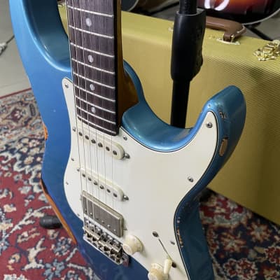 Immagine Agostin Custom Guitars Classsic S Relic, Faded Lake Placid Blue Over Sunburst - 5