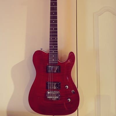 G&L Tribute Series ASAT Deluxe Carved Top with Rosewood Fretboard 2010 - Present - Trans Red for sale