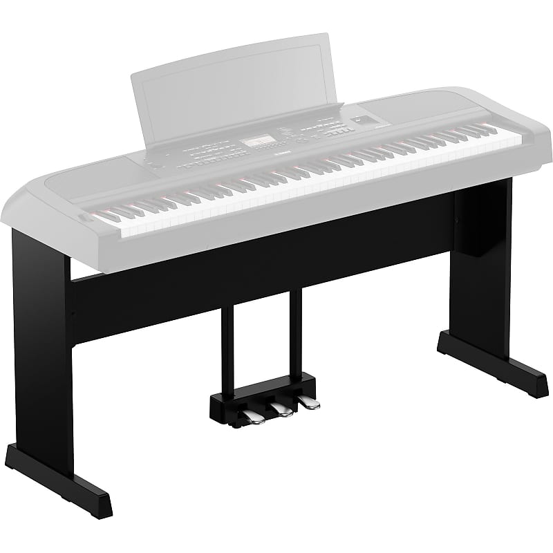 Yamaha L-300 Stand for DGX-670 Piano, Black image 1