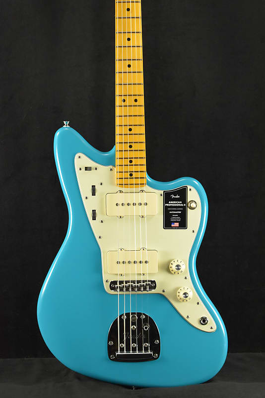 Fender American Professional II Jazzmaster Miami Blue Maple Fingerboard image 1
