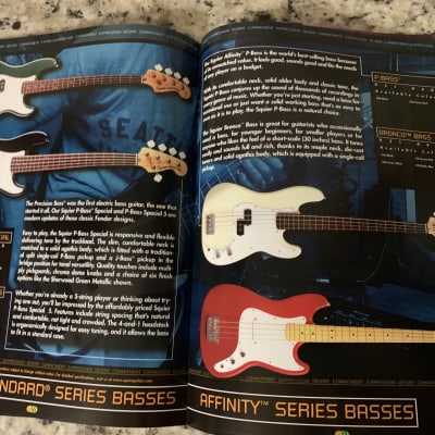 Squier Catalog 2000's Showmaster Jagmaster 7 String Tele Strat Bronco Bass Acoustic PA image 9