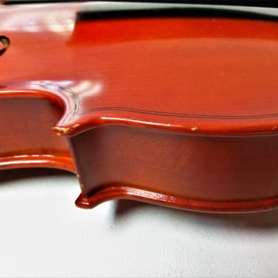 Glaesel 3/4 Size Student Violin VI401E3 Stradivarius Copy Case/Bow Ready To Play image 10