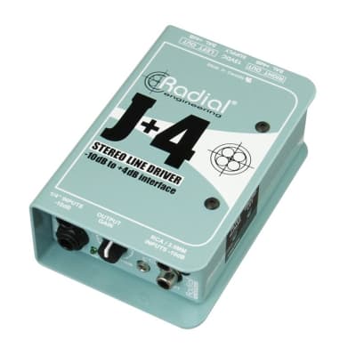Radial J+4 2-Channel Signal Driver with Level Matching from -10dB to +4dB image 2