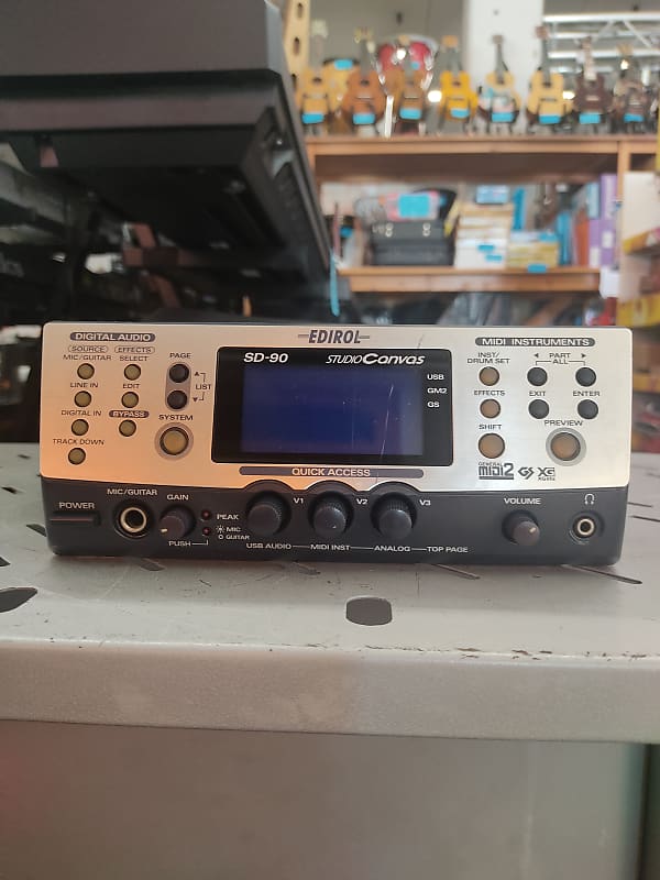 Edirol SD90 Reverb