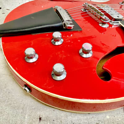 1960's Baldwin Burns model 706 (V) Semi-Hollowbody Electric Guitar circa 1968 image 10