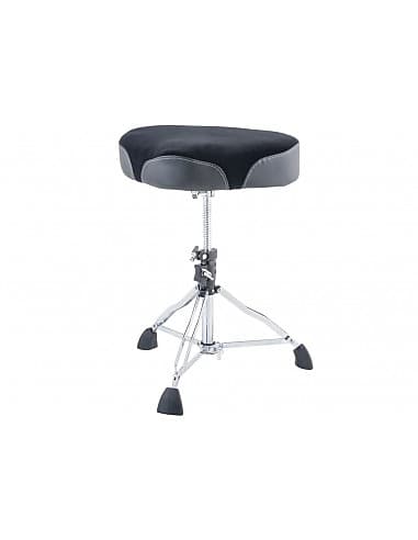 PSN-14 - seggiolino - seduta a sella tessuto Nero/Grigio - gamba doppia Dixon image 1