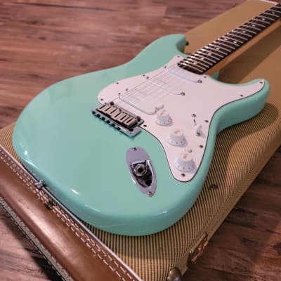 1996 Fender Jeff Beck Signature Stratocaster Surf Green Collectors Grade W/OHSC & Candy image 6
