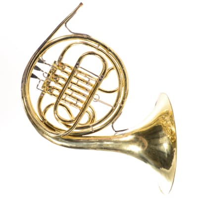 King H.N. White 1955 Single French Horn Outfit USED image 2