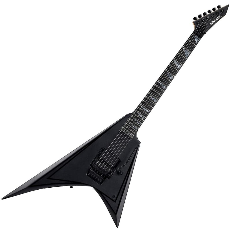 ESP Edwards E-AL-166 Blacky, Alexi Laiho signature, Satin Black