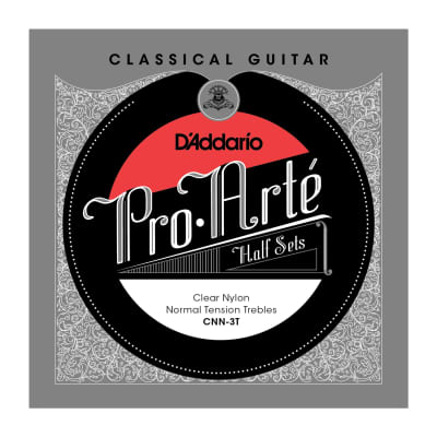 D'Addario CNN-3T Pro-Arte Clear Nylon Classical Guitar Half Set, Normal Tension image 1