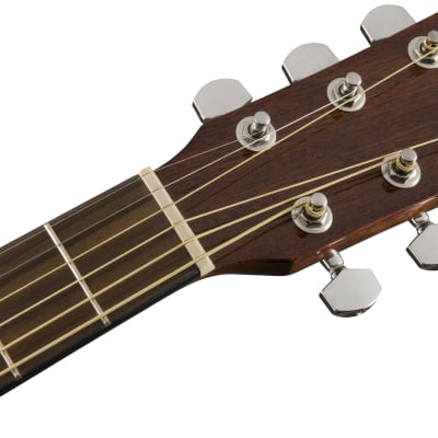 Fender CD-60S Solid Top Dreadnought Acoustic Guitar, Left Handed - Natural w/ Hard Case image 7
