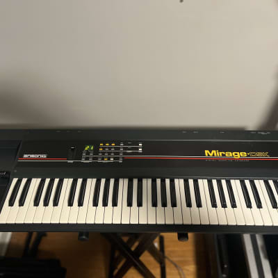 Ensoniq Mirage DSK-1 Digital Sampling Keyboard with User Manual