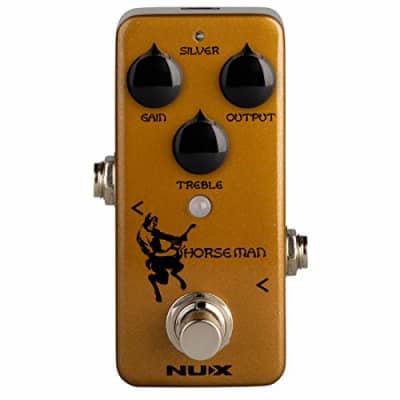 NUX Horseman Overdrive Guitar Effect Pedal with Gold and Silver modes image 1