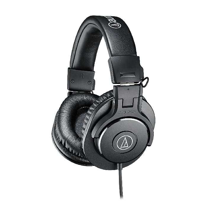 Audio-Technica ATH-M30x Professional Studio Monitor Headphones  			