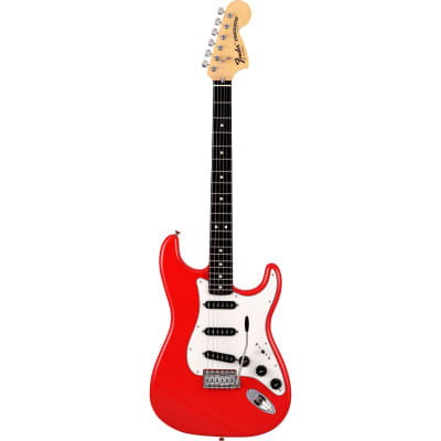 Fender Made In Japan Limited International Color Stratocaster Electric Guitar (Morocco Red) image 2