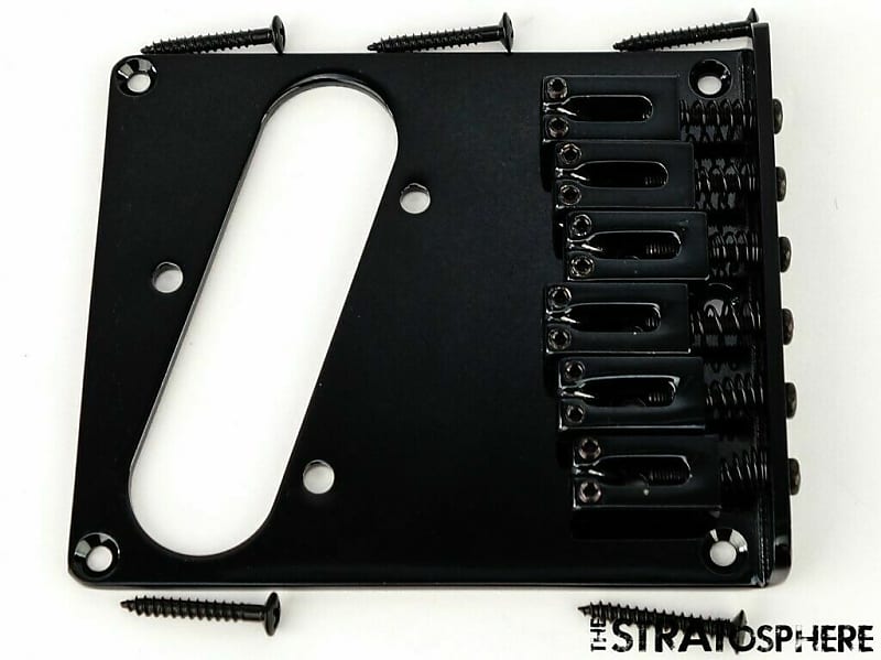 *NEW Modern 6 Saddle BRIDGE For Fender Telecaster Tele 10.5mm | Reverb