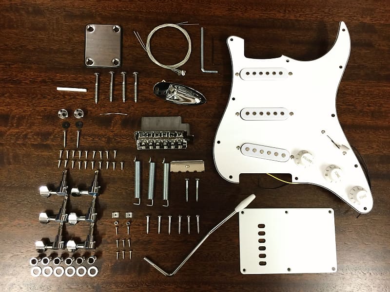 Electric Guitar Hardware Kit,1 Set DIY Electric Martinique