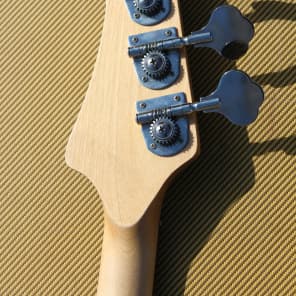 Fleabass Model 32 4 String Bass Guitar Water Finish Blue and
