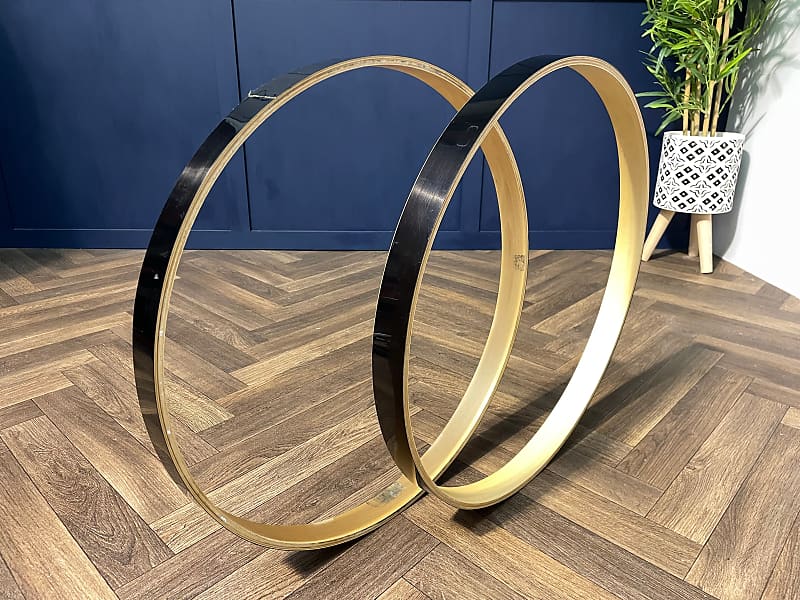 TAMA Superstar Birch Bass Drum 22” Wooden Hoops Rims Hardware Reverb