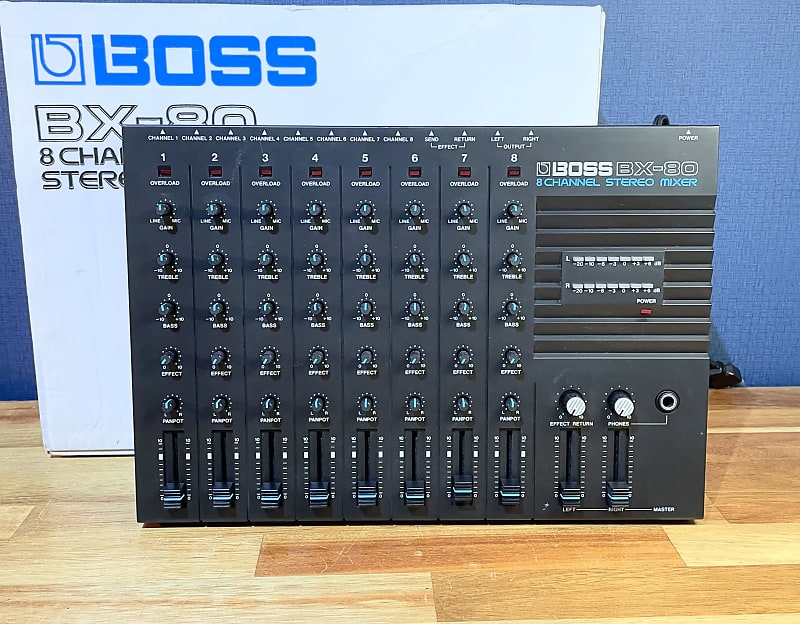 Boss BX-80 8-Channel Stereo Mixer | Reverb