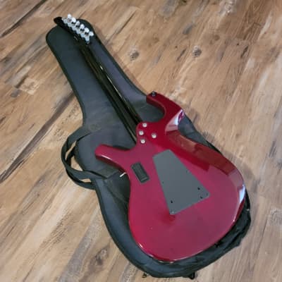 1997 Parker Nitefly NFV8 Electric Guitar Red Excellent Cond Active Mode Staticky image 19