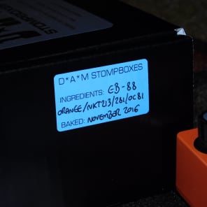 D*A*M DAM Grease Box GB-88 OC81 & NKT213 2016 Orange (Like Pigdog) image 2