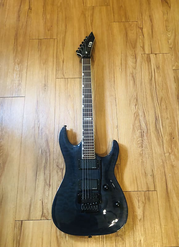 ESP LTD MH-301 FR Neck Thru w/ Floyd Rose and EMG’s | Reverb