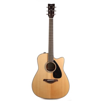 Yamaha FGX800C Dreadnought Acoustic-Electric Natural image 2