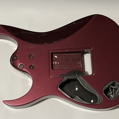 1999 Japan Fujigen Ibanez RG7620 7 String Maroon Red Guitar Body 