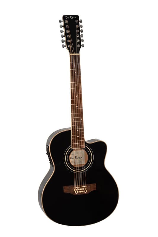 De Rosa USA Cutaway Acoustic-Electric Thin Body Guitar