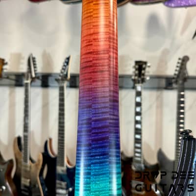 Ormsby Custom Shop Goliath Black Friday Rainbow Multiscale 7-String Electric Guitar w/ Bag-Black Friday Rainbow image 17