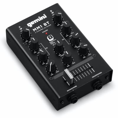 Gemini MM1BT 2-Channel Professional Analog DJ Mixer with Bluetooth image 5