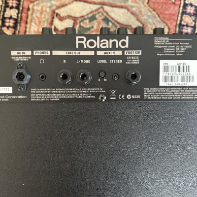 Roland AC-40 Acoustic Chorus 2-Channel 40-Watt 2x6.5" Acoustic Guitar Combo 2013 - Present - Black image 4