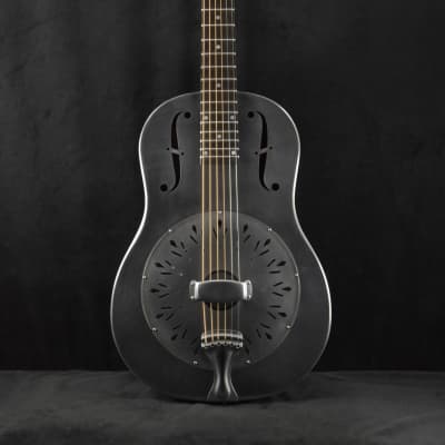 National Raw Steel 12-Fret Resonator with Chicken Foot Cover Plate image 2