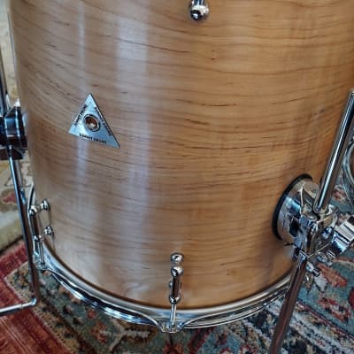 Summit Solid Curly Maple Double Bass Drums: (2)15x22,7x10,8x12,9x13,14x14FT,16x16FT w/6.5x14 Snare image 21