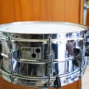 Sonor 1980's 6.5x14" Phonic Ferromanganese Steel Snare Drum