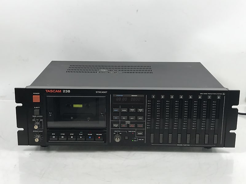 Tascam 238 Syncaset 8 Channel Multitrack Tape Recorder Reverb