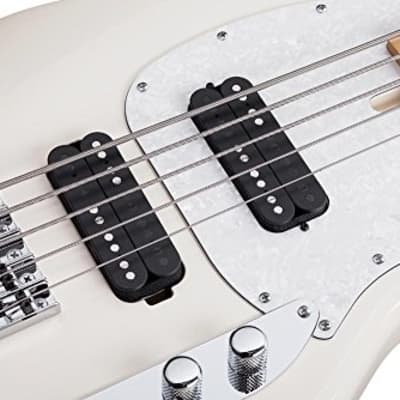 Schecter 2495 5-String Bass Guitar, Ivory, CV-5 image 16