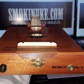 Smokin' Ukulele Co. Diamond Crown Cigar Box Ukulele  2016 Natural image 4