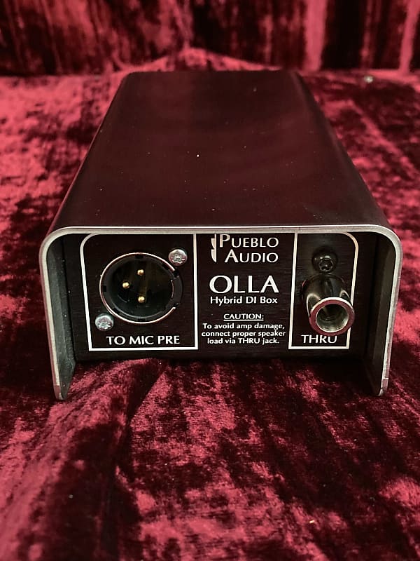 Pueblo Audio OLLA Mono Hybrid Direct Injection Box • Tested • Like NEW