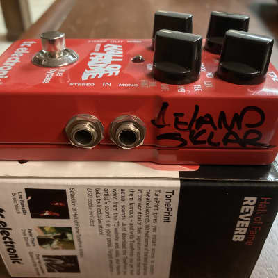 TC Electronic Hall of Fame 2 Reverb Owned, Played, & Signed By Leland Sklar image 2