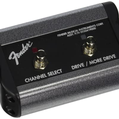 Fender 2-Button Channel/Gain/More Gain Amplifier Amp Footswitch - 099-4062-000 image 1