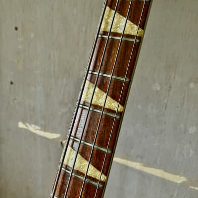 Rickenbacker 4001 (1968) bass guitar : checkerboard & crushed pearl image 5