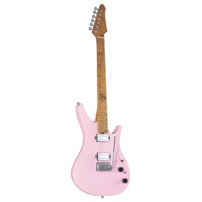 J & D DX-100 Electric Guitar (Bubble-Gum Pink) - Electric Guitar for sale