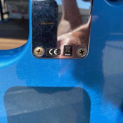 Fender Fender Custom Shop 62'  Jazzmaster Reverse Headstock JRN RW-LPB - Lake Placid Blue image 7